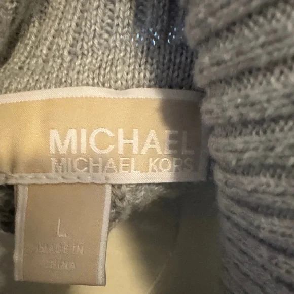Michael Kors Gray Turtleneck Sweater - Picture 4 of 9